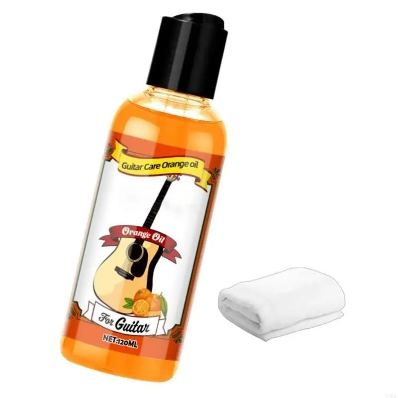 Flacon d’huile de nettoyage pour guitare électrique et acoustique.