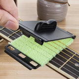 Accessoire pratique pour nettoyer rapidement les cordes de guitare et prolonger leur durée de vie
